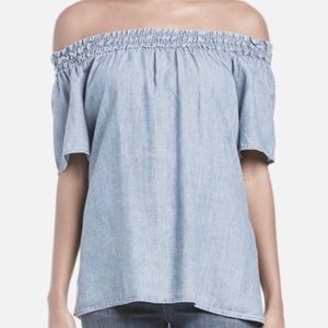 Michael Stars Chambray Top - XS